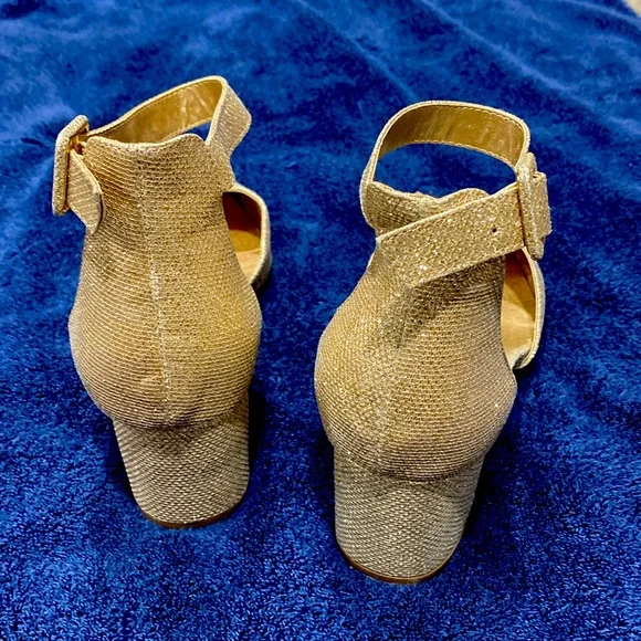 DREAM PAIRS x Size 11 x "Annee" Gold Glitter Pump - Picture 6 of 7